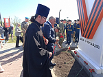 Руководитель молодежного отдела Россошанской епархии принял участие в торжественном митинге, посвященном Дню Великой Победы