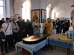 В Казанском храме г. Павловск совершили освящение новой иконы святителя Спиридона Тримифунтского