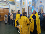 В соборном храме святителя Тихона Задонского города Острогожска совершили благодарственный молебен в канун Новолетия