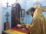 Правящий Архиерей возглавил воскресное богослужение в храме Рождества Пресвятой Богородицы города Россошь