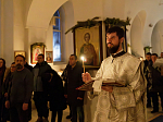 В праздник Крещения Господня Преосвященнейший Дионисий, епископ Россошанский и Острогожский, совершил Литургию в храме иконы Божией Матери «Казанская» города Павловска