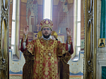 Преосвященнейший Дионисий, епископ Россошанский и Острогожский, возглавил торжества в честь 20-летия Свято-Ильинского кафедрального собора г. Россошь
