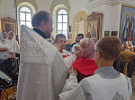 Праздник Преображения Господня молитвенно отметили в храме святого мученика Иоанна Воина города Богучар