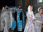 Всенощное бдение в Казанском храме г. Павловска накануне Успения Пресвятой Богородицы