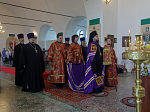 Преосвященнейший епископ Дионисий совершил Божественную литургию в Георгиевском храме села Манино Калачеевского района