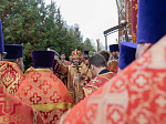 Правящий Архиерей совершил Божественную литургию в храме сщмч. Петра, митрополита Крутицкого, и освятил колокола для храмовой звонницы на малой родине святого