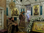 В канун праздника Воздвижения Креста Господня Преосвященнейший епископ Дионисий совершил всенощное бдение в Ильинском кафедральном соборе города Россоши
