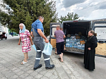 Прихожане храма Архистратига Божия Михаила города Острогожска передали питьевую воду участникам специальной военной операции