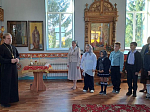 Настоятель Преображенского храма села Заболотовка провел познавательную встречу со школьниками