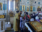 В Прощеное воскресенье Правящий Архиерей совершил Божественную литургию в Свято-Ильинском кафедральном соборе города Россошь