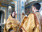 В праздник Собора новомучеников и исповедников Церкви Русской Глава Воронежской митрополии возглавил служение Божественной литургии в Благовещенском кафедральном соборе