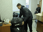 Представители благочиния доставили помощь для военных в пункт сбора г. Острогожска