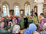 Праздник Входа Господня во Иерусалим в храме святого мученика Иоанна Воина города Богучара