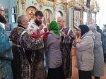 В Казанском храме поселка Каменка торжественно отметили праздник Благовещения