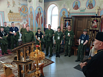 Поисковики посетили храм святителя Николая Чудотворца села Коротояк Острогожского района