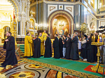 Епископ Россошанский и Острогожский Дионисий с сонмом архиереев Московского Патриархата сослужил Святейшему Патриарху Московскому и всея Руси Кириллу