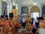 Правящий Архиерей возглавил престольное торжество храма во имя святого мученика Иоанна Воина города Богучара