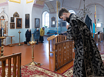В среду 3-й седмицы Великого поста епископ Дионисий совершил Литургию Преждеосвященных Даров в храме иконы Божией Матери «Казанская» с. Новотолучеево