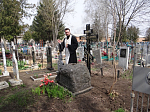 Благочинный совершил чин освящения надгробных крестов и заупокойные литии на могилах приснопамятных острогожских священнослужителе