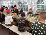 О Родине, семье и вере: в Калачеевском районе прошла беседа священника с воспитанниками оборонно-спортивного лагеря «Казачок»