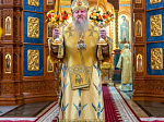 Епископ Россошанский и Острогожский Дионисий в числе сонма Архипастырей совершил Божественную литургию в Благовещенском кафедральном соборе г. Воронежа