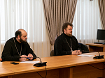 В Воронежском епархиальном управлении состоялось очередное заседание богослужебной комиссии Воронежской митрополии
