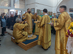 Архипастырь совершил Божественную литургию в храме Благовещения Пресвятой Богородицы села Лосево Павловского района