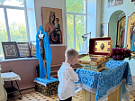 Встреча мощей священномученика Петра (Зверева), архиепископа Воронежского в монастырском благочинии