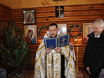 Богослужение в праздник Рождества Христова в селах Смаглеевка, Новопавловка, Шевченково и Новобелая