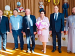 Настоятель храма Архистратига Божия Михаила села Воробьевка иерей Игорь Подопригорин поздравил учащихся и коллектив МКОУ «Воробьевская СОШ» с 90-летним юбилеем школы