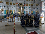 Преосвященнейший епископ Дионисий совершил в Свято-Ильинском кафедральном соборе города Россоши последнюю в этом году Литургию Преждеосвященных Даров