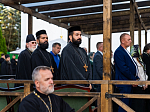 В канун праздника обретения мощей прп. Сергия Радонежского епископ Дионисий сослужил Патриарху Кириллу за всенощным бдением в Троице-Сергиевой лавре