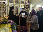 В пятницу 2-й седмицы Великого поста правящий архиерей совершил Литургию Преждеосвященных Даров в Казанском храме с. Гнилое