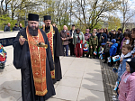 В поселке Каменка состоялась панихида по погибшим воинам в парке Победы 