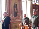 Священник благословил военнослужащих перед               отправкой в зону СВО