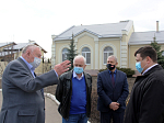 Храмовый комплекс посетил ктитор кафедрального собора города Россошь, почетный гражданин области Н.М. Ольшанский
