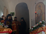 Преосвященнейший Сергий, епископ Борисоглебский и Бутурлиновский совершил Божественную литургию в Костомаровском Спасском женском монастыре