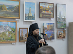 Епископ Дионисий принял участие в открытии выставки картин «Покров Пречистой над землей Воронежской» в Молодежном центре г. Россошь
