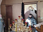 Литургия Преждеосвященных Даров в храме Большой Хвощеватки