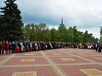 Духовенство Павловского благочиния приняло участие в митинге, посвящённом юбилею Великой победы