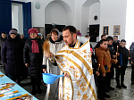 Богослужение в праздник Сретения Господня в Зайцевке