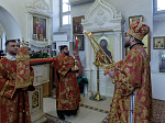 Епископ Россошанский и Острогожский Дионисий совершил Божественную литургию в Костомаровском епархиальном монастыре