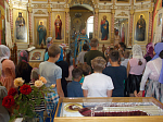 Молебен перед началом учебного года в Михайловском храме Острогожска