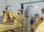 Правящий Архиерей совершил Божественную литургию в храме святых апостолов Петра и Павла с. Репьевка