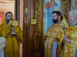 Преосвященнейший Гавриил, епископ Соликамский и Чусовской, совершил Божественную литургию в храме Покрова Пресвятой Богородицы города Павловска