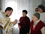 Богослужение в праздник Рождества Христова в селах Смаглеевка, Новопавловка, Шевченково и Новобелая