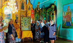 Сицилийская-Дивногорская икона Божией Матери на приходе села Солдатское