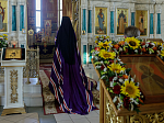 В преддверии престольного праздника Правящий Архиерей совершил всенощное бдение в Свято-Ильинском кафедральном соборе города Россоши