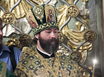 Епископ Россошанский и Острогожский Андрей сослужил митрополиту Крутицкому и Коломенскому Ювеналию за Всенощным бдением