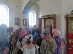 Настоятель Покровского храма сл. Шапошниковка встретился с учениками Ольховатской СОШ